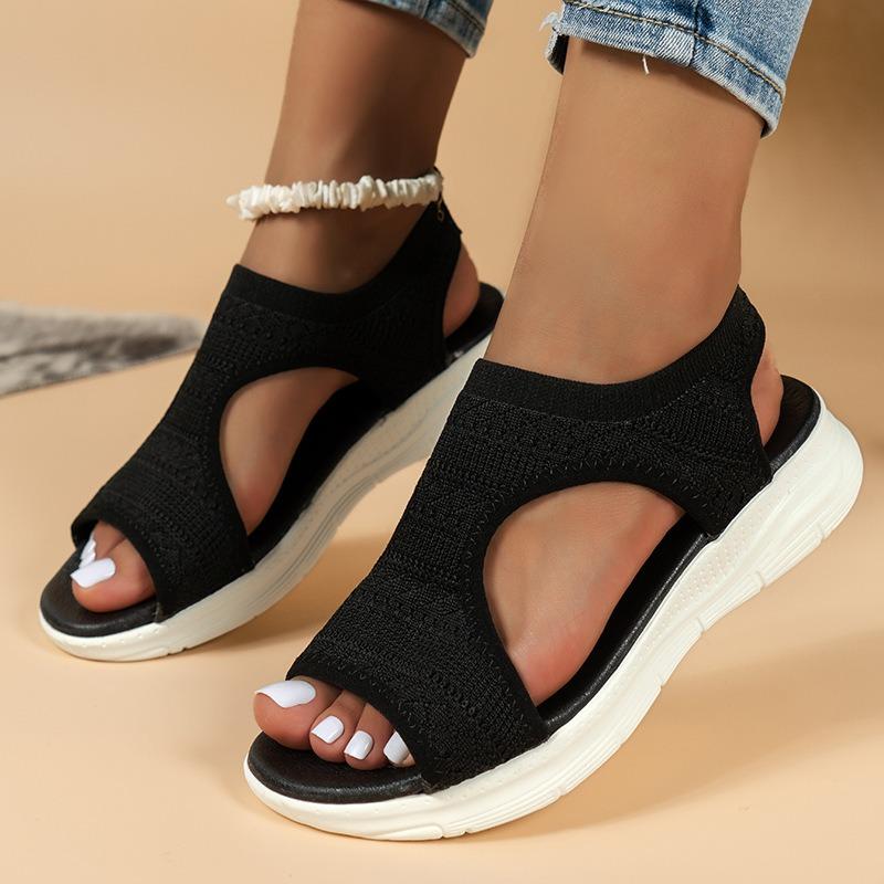 Open Toed Women's Flying Woven Sandals Roman Sandals Women's Casual Shoes