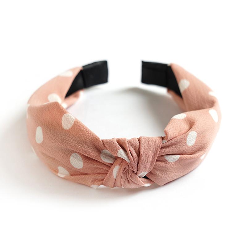 Wire Knotted Headband Knot Turban Headband Bowknot Bows Wide Headwrap Elastic Hair Accessories For Women