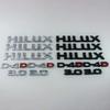 HILUX Letter Logo 3D Car Stickers for Hilux Body Modified Accessories Trunk Tail Rear Decoration Label Decals YR6