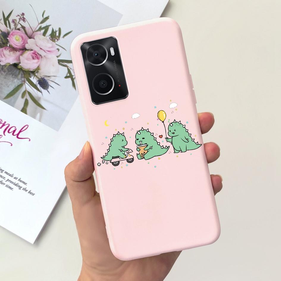 For OPPO A76 A96 4G Case CPH2333 CPH2375 Phone Case Fashion Flower TPU Soft Silicone Cover For OPPO A36 A 76 A 96 OPPOA76 Fundas