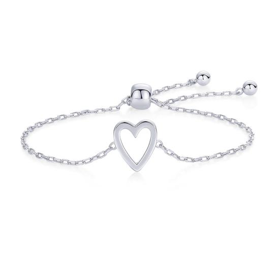 1 Armband Charm Herzdekor Verstellbar Paar Armreifen Modeschmuck Geschenk