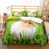 Ferme Poulet Roi Reine Housse de Couette Complète Poule Adorable Poussin Ensemble de Literie Famille Animal Housse de Couette 2/3 pièces Polyester Housse de Couette