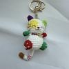 Small Cat Crochet Keychain Handmaking Crochet Cute Kitten Keyrings For Bag Pendant Knitting Animal Doll Keychain For Gift Custom