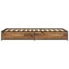 Vintage Wood Bed Frame 80 X 200 Cm Engineered Wood
