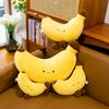 Cartoon Lange Benen Banaan Pluche Speelgoed Pop Schattige Uitdrukking Fruit Kussen Pop Grijp Machine Pop