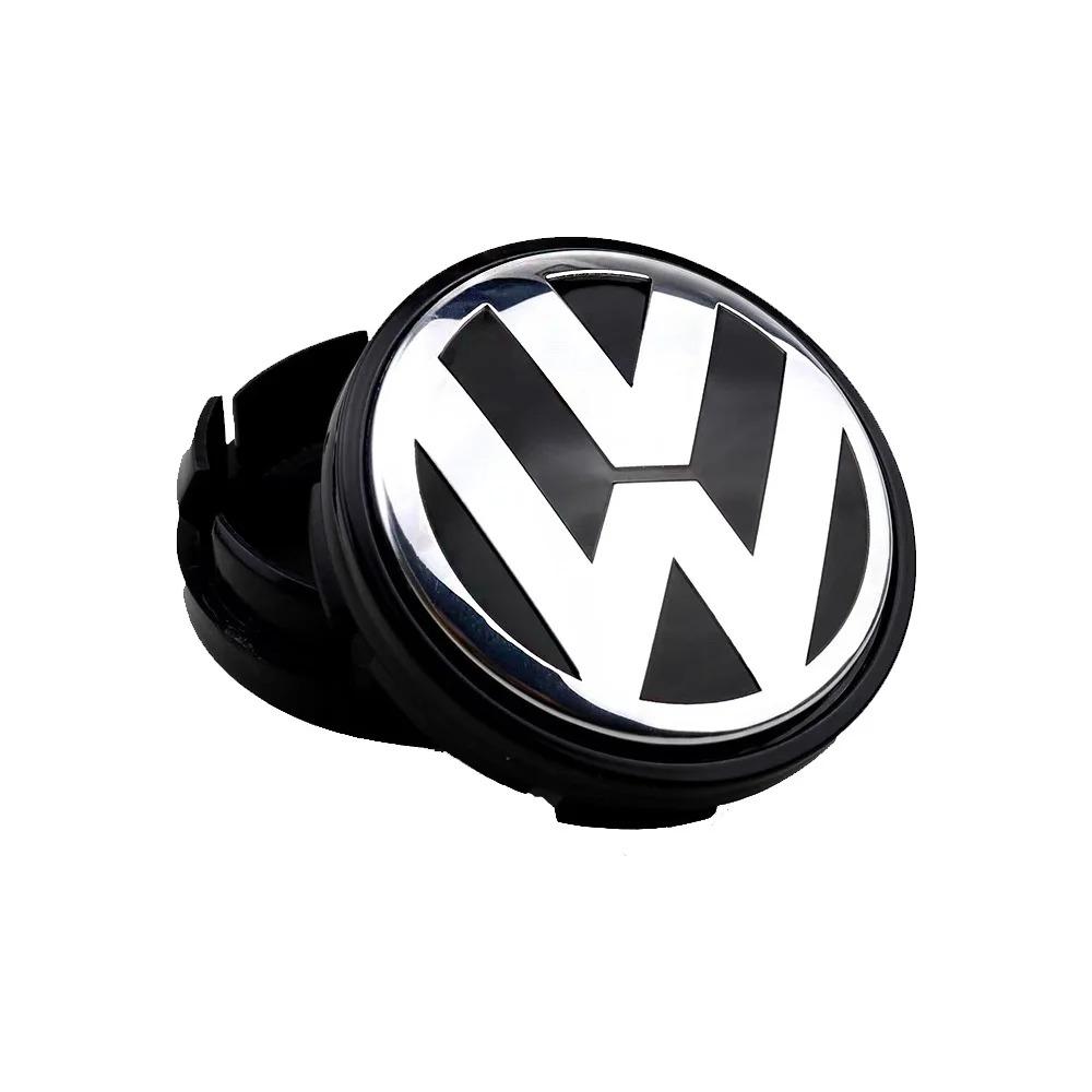 2026 For VW 3B7601171 4pcs Wheel Center Hub Caps 56mm 65mm For Peugeot VW GTI Scirocco Polo T5 Passat B6 Golf Tiguan Jetta T-ROC 1J0601171 EL1