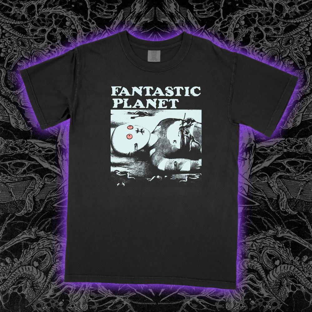 Fantastica T-Shirt del Pianeta Animazione Sci-Fi Grafica Tee Classico di Culto Film Unisex T-Shirt Unisex