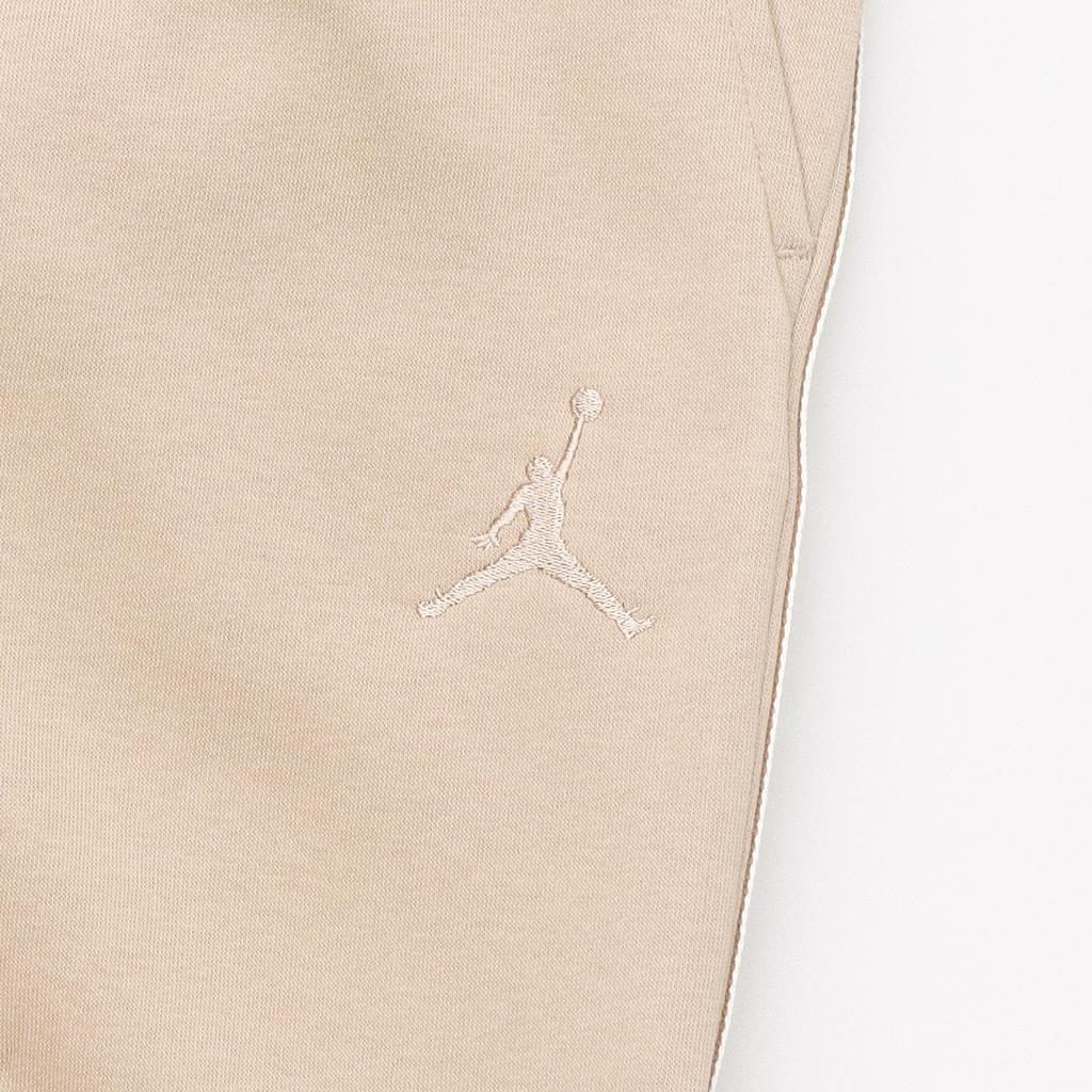 Jordan Vintage Solid Color Elastic Cuff Fleece Lined Lace Up Knitted Sweatpants Men's Brown FN6357-244