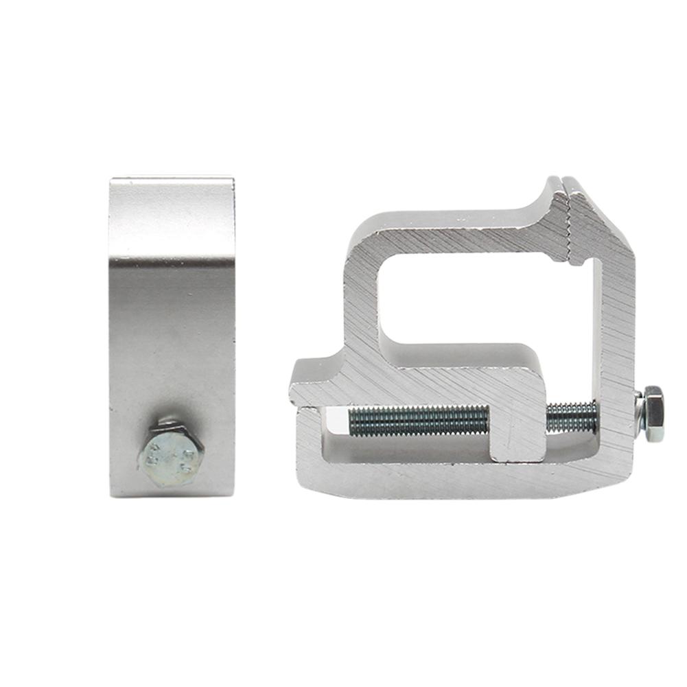 4Pcs Ladder Rack Clamps Tie Downs Clamp Truck Cap Topper Camper Shell Mounting Clamps for Chevy Silverado Sierra Dodge for Ford