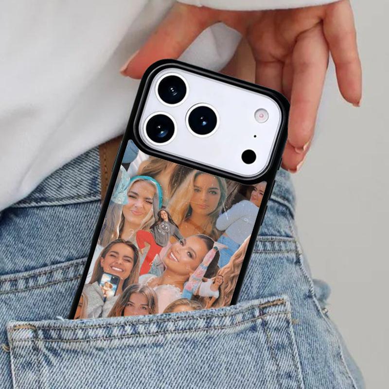 Addison Rae Telefoonhoesje voor iPhone 16e 15 14 13 12 17 Pro Max Plus Air 17pro Cover Coque