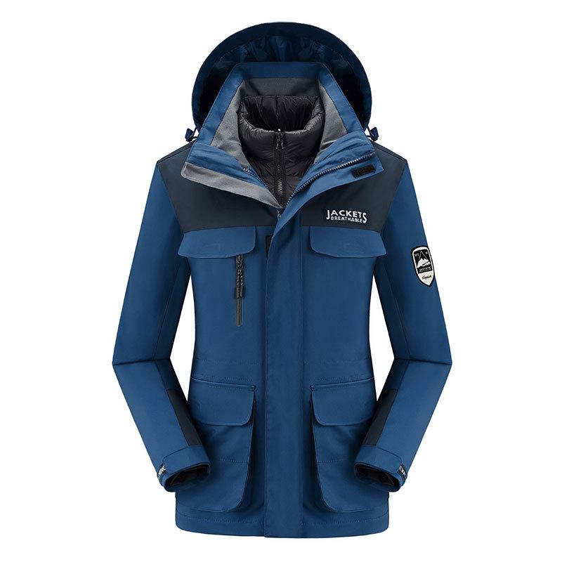 Outdoor Yurong Jacke Drei-in-Eins Zweiteiliges Set Damen Reisejacke Bergbekleidung