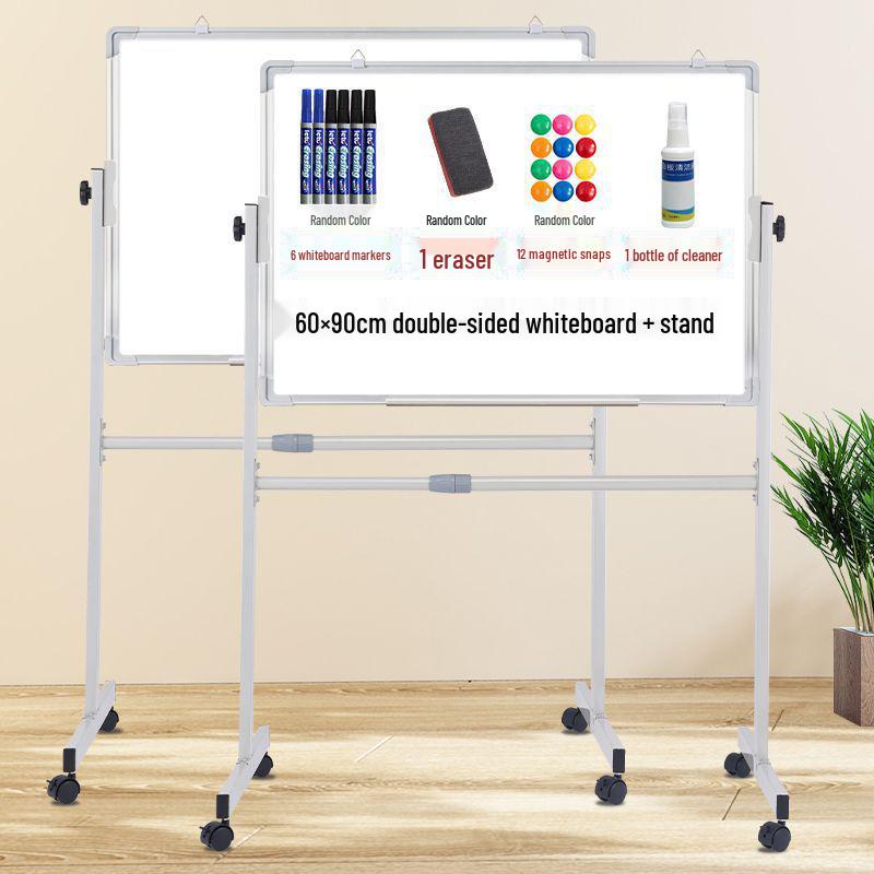 Mobile Magnetic Whiteboard Stand for Office, Meetings, Teaching, and Displays