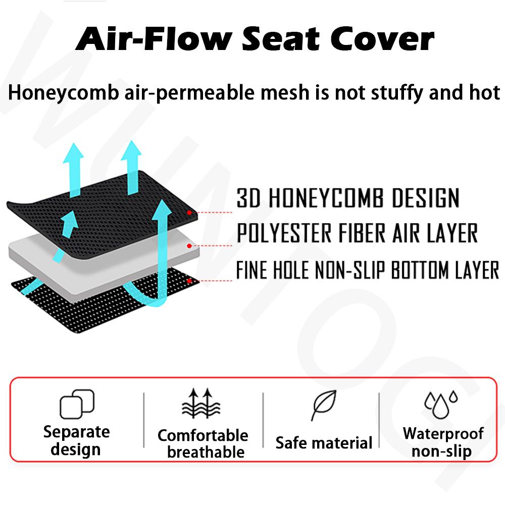 For Honda NT 1100 NT1100 2022 - 2023 Accessories : Premium 3D Breathable Seat Cover - Enhanced Comfort and Protection