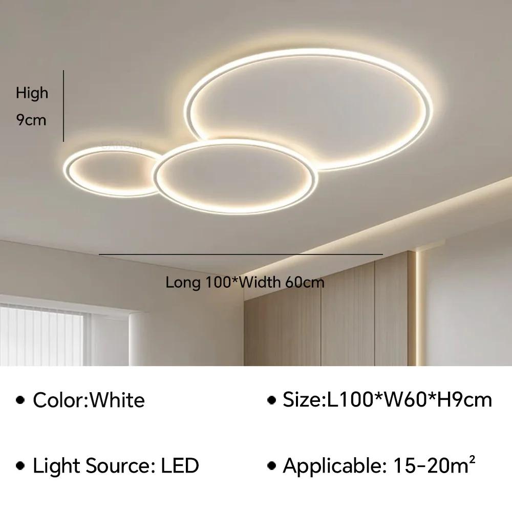 Lustre de Plafond LED Moderne Pour Salon Salle à Manger Chambre d'enfants Bureau Balcon Décoration Intérieure Luminaire