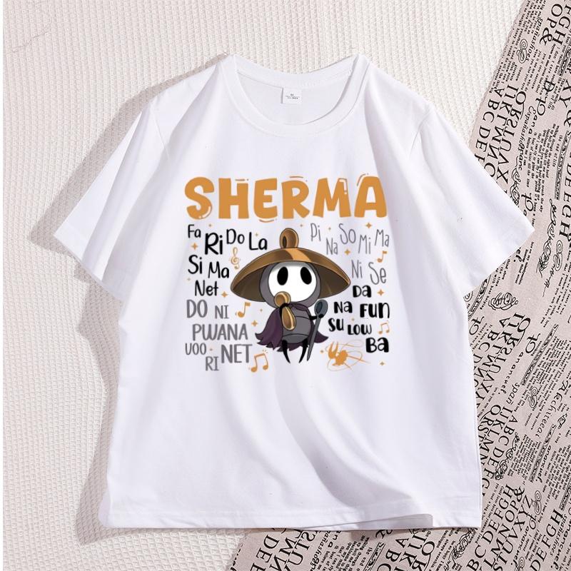 Sherma Song T Shirt Funny Game Quote TShirt Cotton Casual Short Sleeve Round Neck Tees Unisex Streetwear Male Clothes Tops