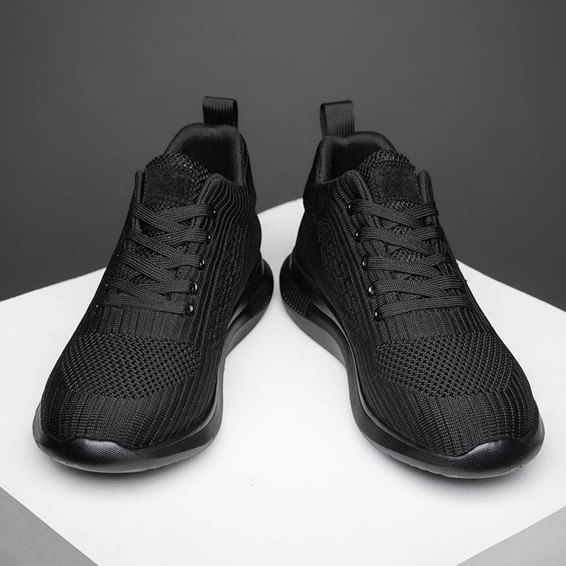 Lightweight Sneakers for Men Breathable Mesh Casual Footwear Solid Color Running Leisure Sports Shoes Treking Shoes