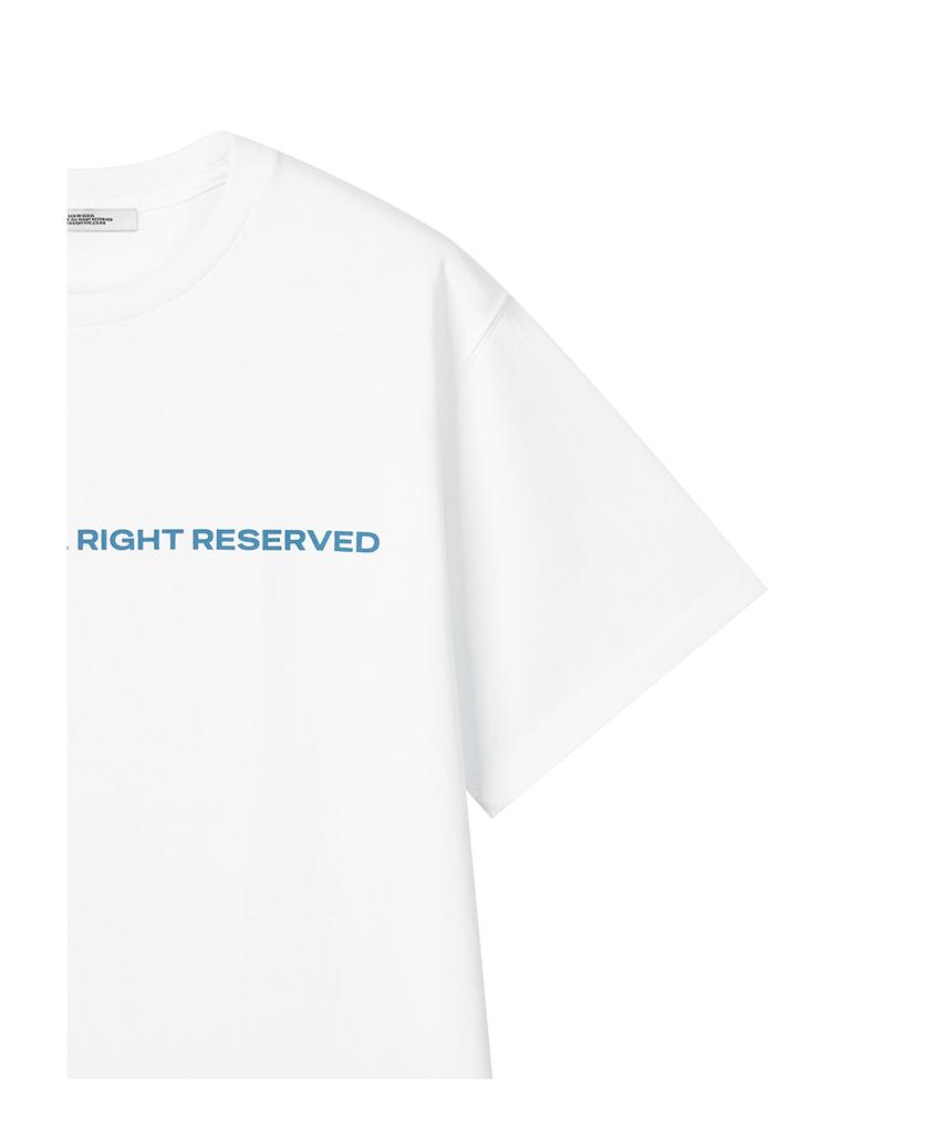 Lotaib Color Over Fit Short Sleeve - White
