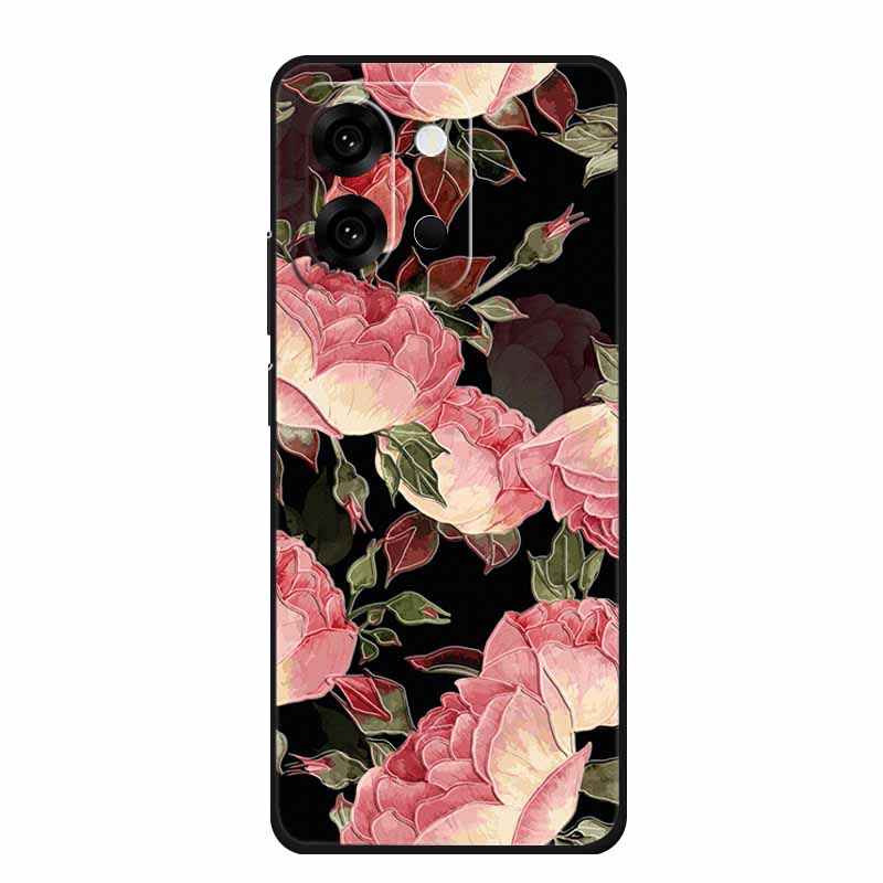 3D Emboss Case For OnePlus 13T 2025 Phone Case 13 T Coque Flowers Silicone Soft Back Cover For OnePlus 13s 2025 Case 13 s Funda