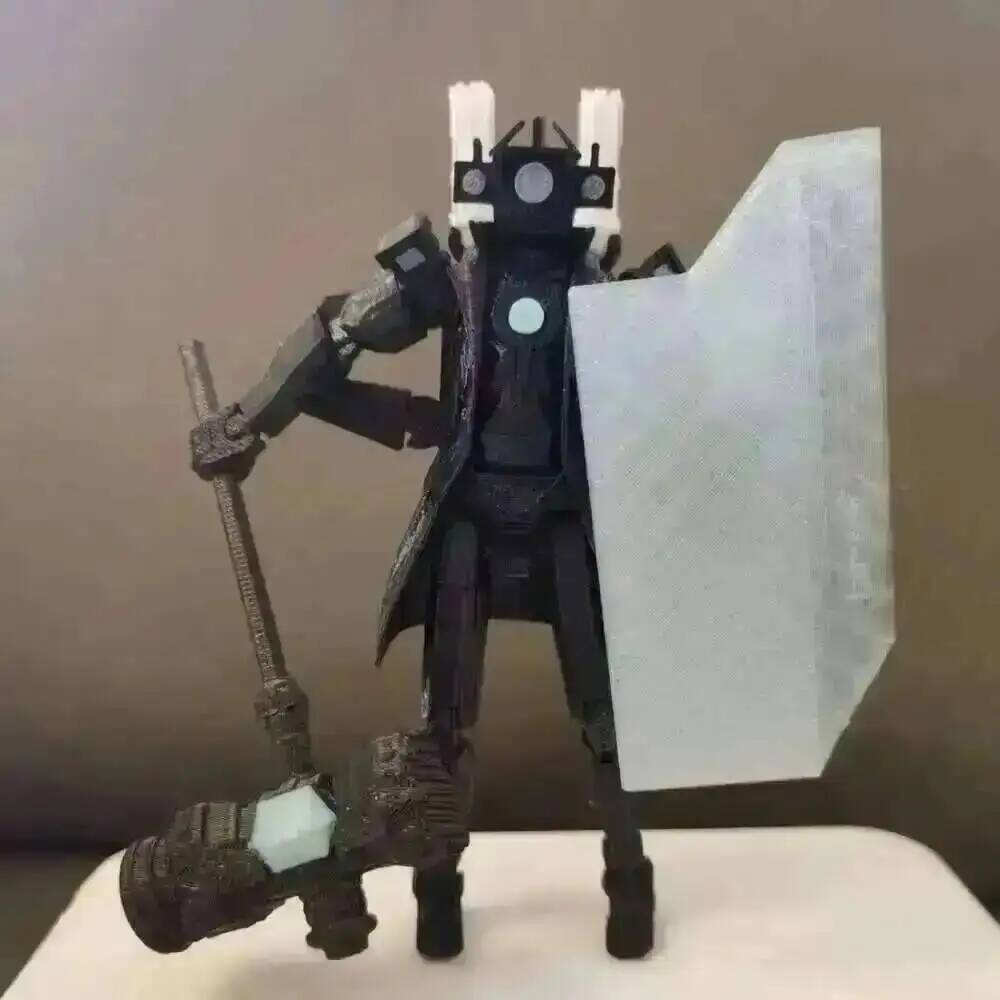 Skibidi Toilet 3d Articulated Toy Skibidi Toilet Dummy 13 Drillman Drill Man Figure Articulated Skibidi Toilet Figure TV Man Toy