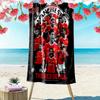 Manchester United Print Beach Towel, Large Soft Quick Dry Towel for Beach Camping Swimming