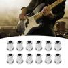 12PCS Metal Guitar Through Body Ferrules Electric Guitar Accessories Electric Guitar
