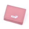 Flower Print Cute Mini Purse Ladies Fashion Trifold Wallet Soft Artificial Leather Short Wallets