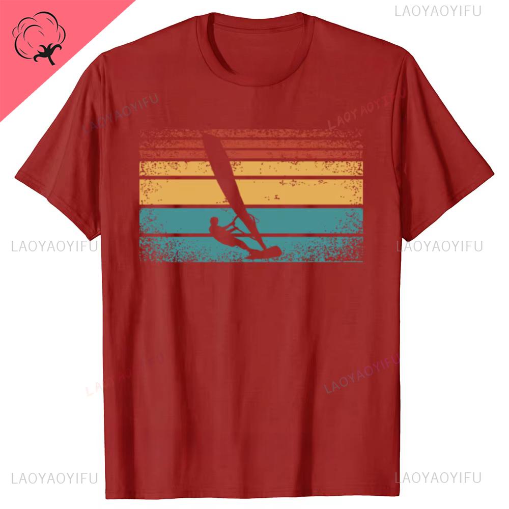 Funny Windsurf Windsurfing Surfing Surf Graphic Tshirts Men Womens Fashion Casual Tshirt Cotton Loose Clothes Shortsleev