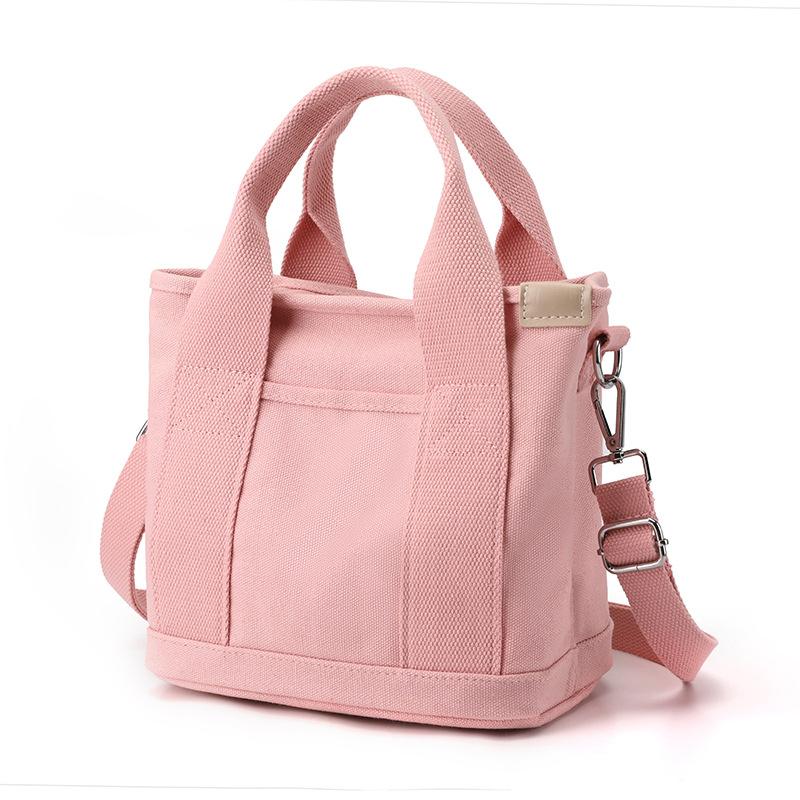 Hochwertige japanische Canvas-Tasche, modische und einfache Einkaufstasche mit großem Fassungsvermögen, Mehrzweck-Bento-Tasche für den täglichen Weg zur Arbeit
