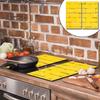 Glass Cutting Board 2X 30X52 Bricks