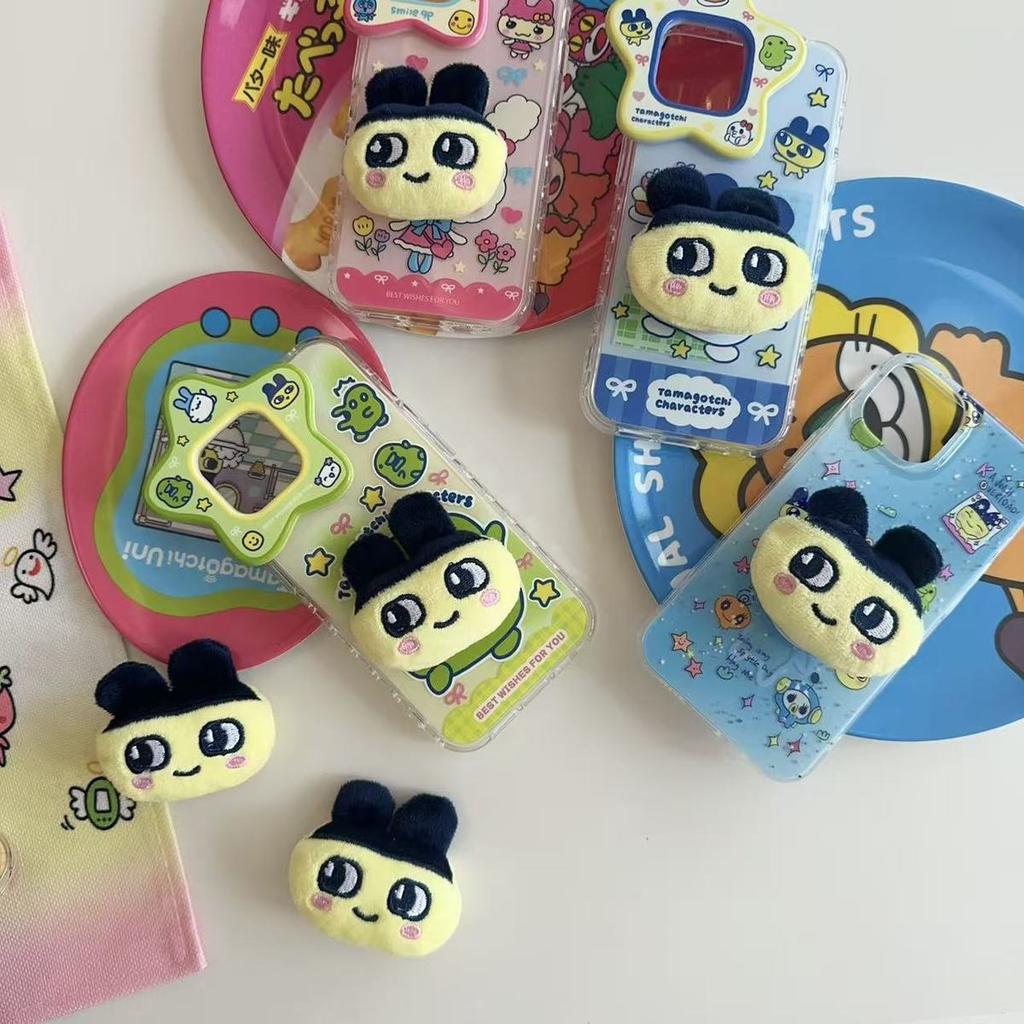Cute Cartoon Tomagotchi Phone Airbag Stand Plush Creative Phone Holder Decorative Accessory for Gifts On Holidays