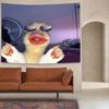 VIKAMA Funny Beauty Duck Internet Celebrity Tapestry Fun Trick Atmosphere Ins Style Room Decoration Home Decoration