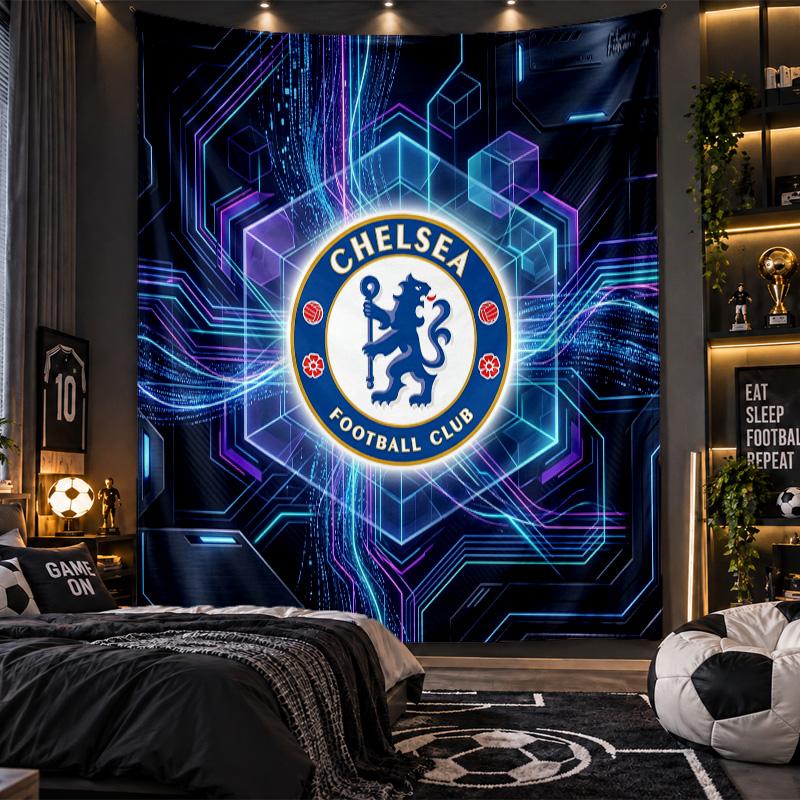 Wandtapijt Chelsea FC Print Doek voor Woonkamer Slaapkamer Huisdecoratie