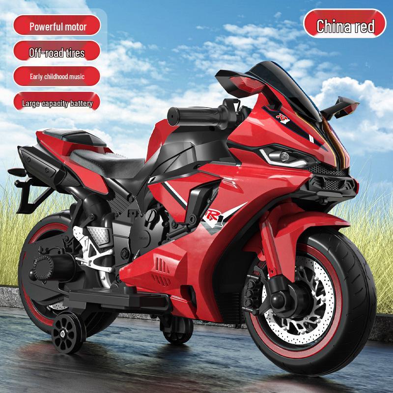 Kids' Electric Off-Road Motorcycle - Remote Control Ride-On Toy for Ages 2-8, Rechargeable