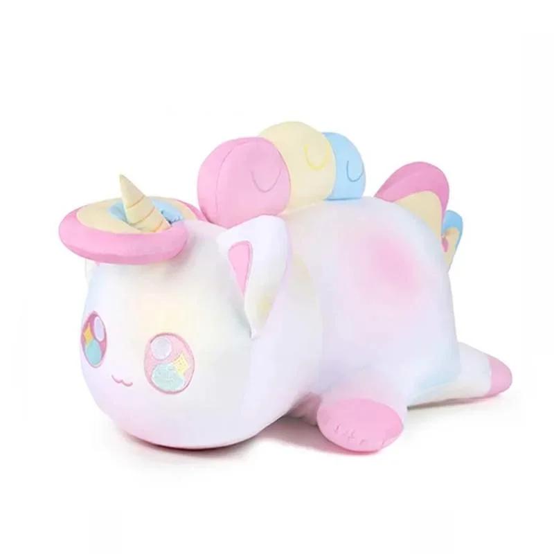 Aphmau Meows Cat Plush Toy Soft Meemeow Stuffed Donut Cat Plush Kawaii French Fry Cheeseburger Food Doll Christmas Gifts