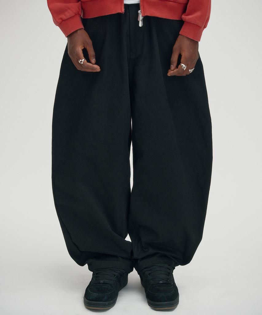 Seuweideu Wide Chino Pants [Black]
