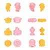 Plastic Cookie Cutters Graduation Series Biscuit Moulds Cookie Moulds Biscuit Cutters 3D Press Baking Gadgets for Cookie