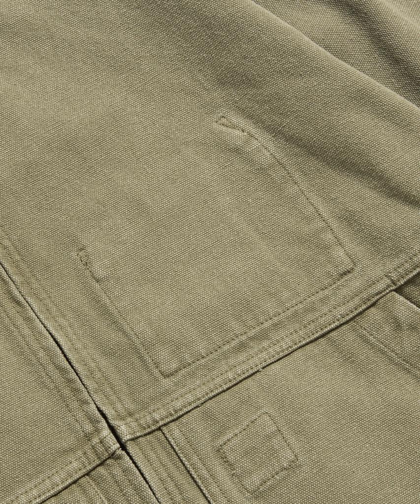 Espionage Ray Canvas Work Parka Khaki Beige