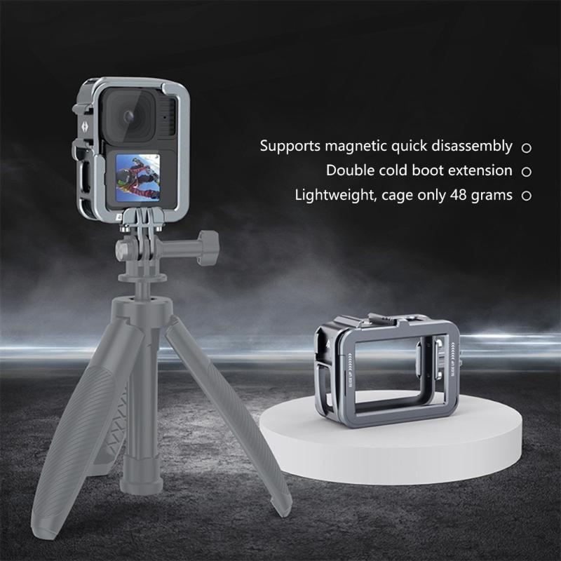 Metal Camera Frame Cage Lightweighted Enhances Protections For 13/9 12 Cameras Case Secure