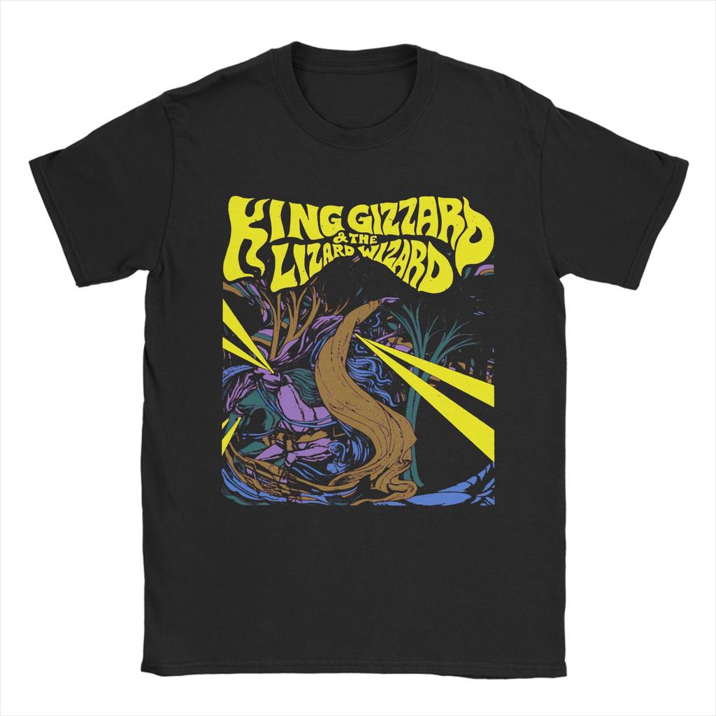 This is King Gizzard & Lizards Wizard Tee Shirt for Men Women Gift Idea T Shirts 100% Cotton Clothes