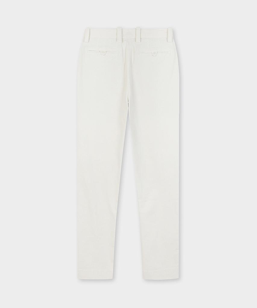 BROOKS BROTHERS Slim Fit 8W Corduroy Pants (Beige) (Bbpcmm4752Zew)