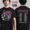 Alice Cooper Too Close For Comfort Data del Tour 2025 Maglietta Double-Sided Maglietta Unisex