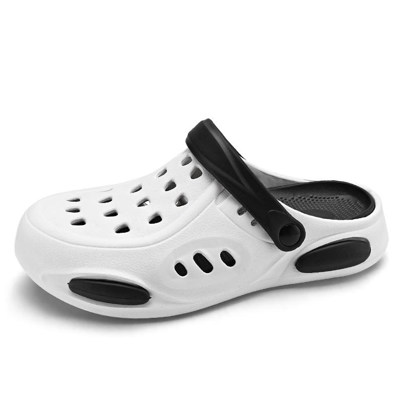 Mode Zomer Heren Klompen Ademend Strand Slippers Zachte Zool Heren Huis Slippers Buiten Antislip Slides