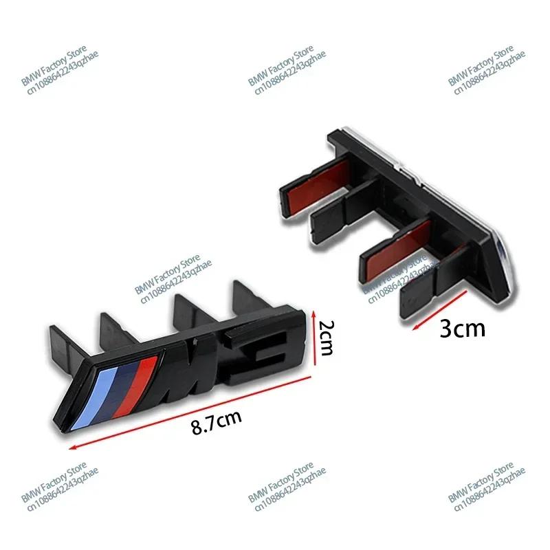 3D Car Front Grille Badge Emblem Buckle Car Styling Accessories For BMW M Logo M1 M2 M3 M4 M5 M6 M7 F48 E83 F39 F10 F30 G01 E84