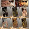 Egypt Pharaoh Mural Phone Case For Samsung Galaxy S25 Ultra S24 S23 S22 Ultra S9 S10 S20 Plus S21 FE Funda Cover