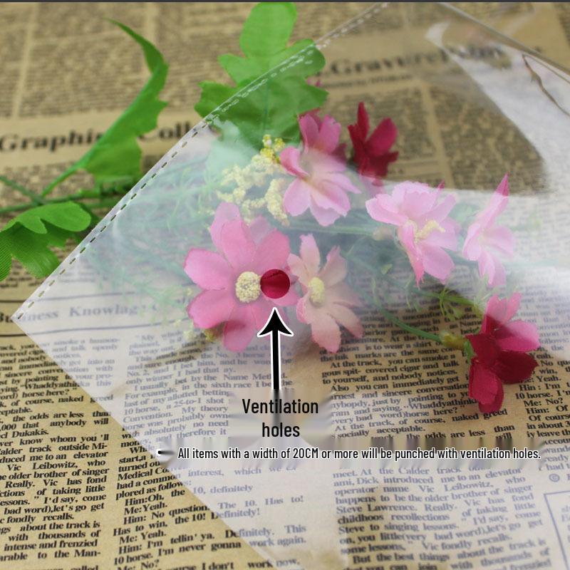 Self-Sealing Transparent OPP Bag with Card Header for Clothing and Socks