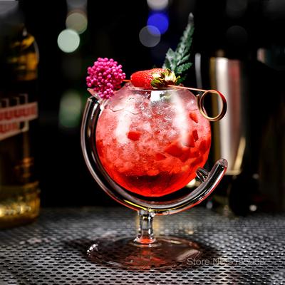 2022 Latest Globe Cocktail Cup Bar Party DIY Mix Wine Glass Restaurant Molecular Gastronomy Container Smoothie Drinks Glassware