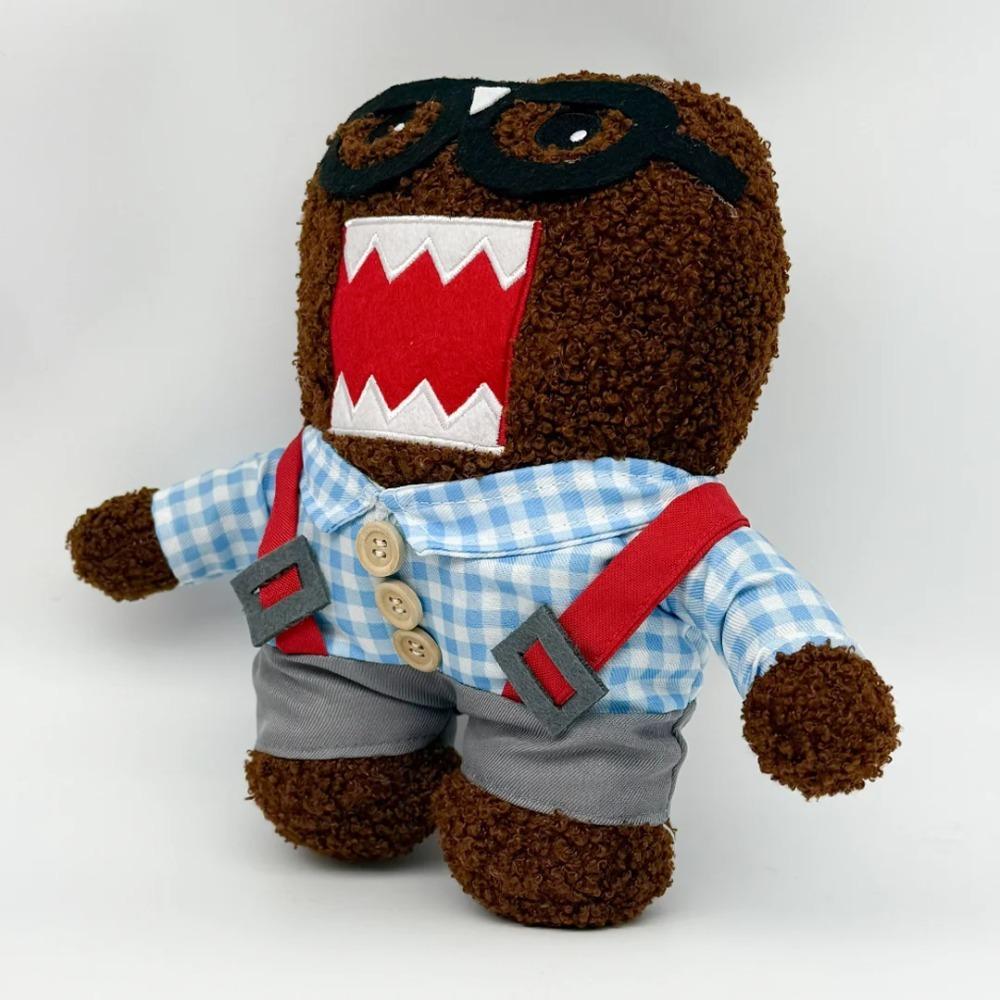 TreasuringU 2026 New Domo-Kun Plush Backpack Brown Domo Kun Stuffed Bag Cute Small Shoulder Messenger Bag with Toy Birthday Gift