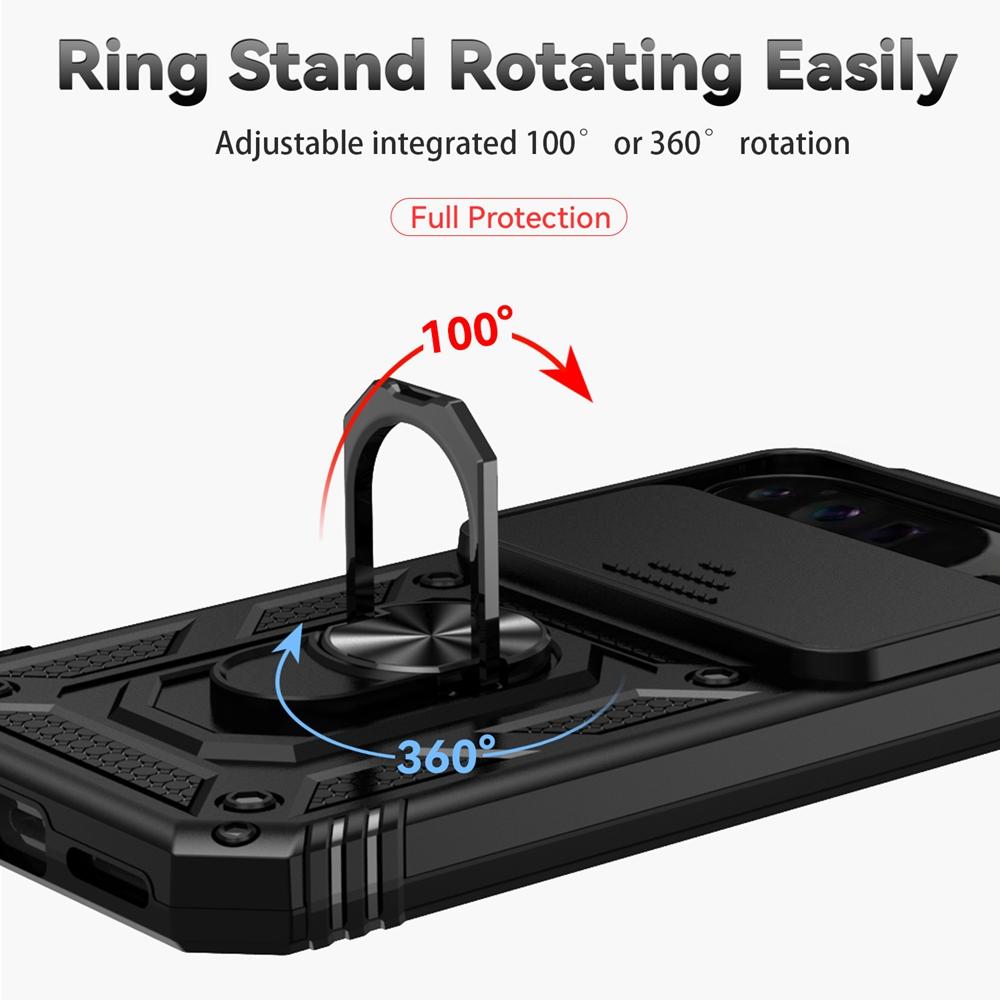 Shockproof Armor Magnetic Car Holder Ring Case For Google Pixel 10 Pro XL 5G Slide Lens Protect Cover For Pixel10 10Pro