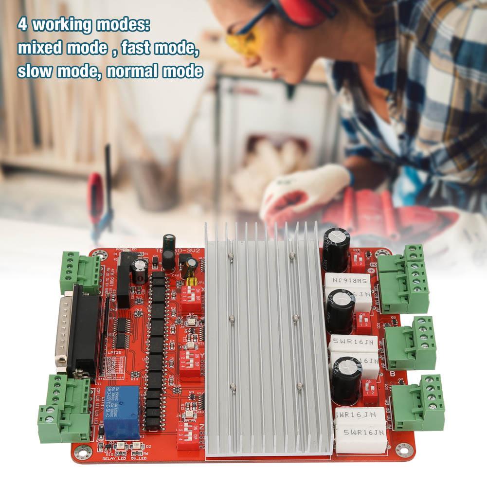 4 Working Model 3 Axis Stepper Motor Driver Board TB6560 Optocoupler Isolated