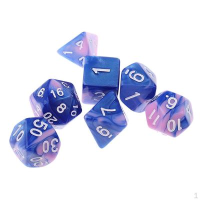 7ks mnohostěnné kostky pro stolní hry Dungeons And Dragons